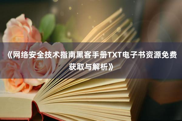 《网络安全技术指南黑客手册TXT电子书资源免费获取与解析》