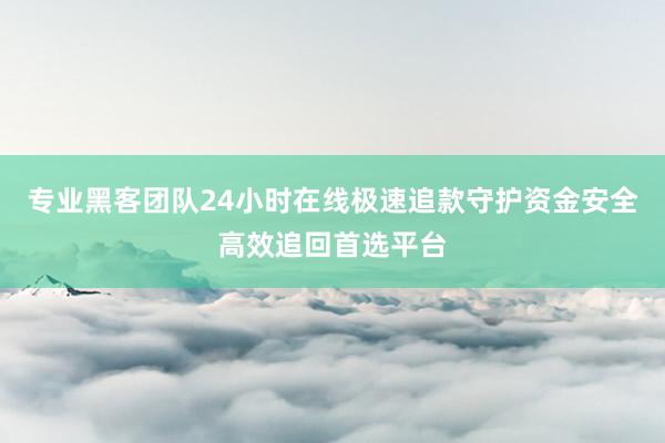 专业黑客团队24小时在线极速追款守护资金安全高效追回首选平台